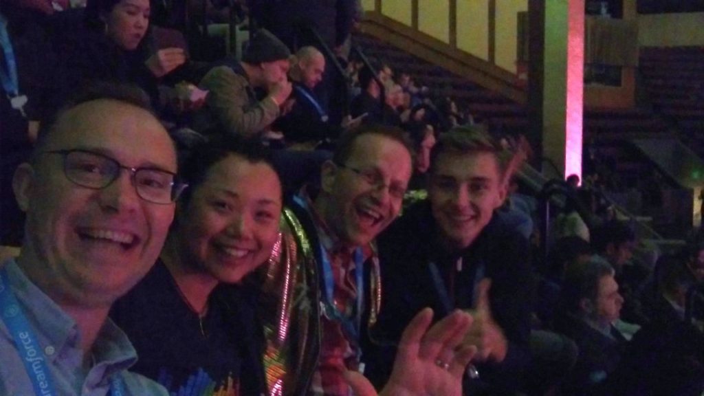 Jesse, Ayako me Oleh at Janet Jackson concert