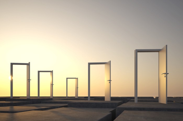 Doors opening