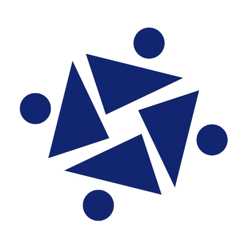 A reinterpretation of the Scottish flag, which could also be seen as 4 people interacting with one another